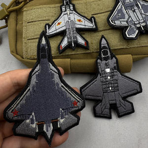 Su-35, J-20, 및 미 F-22 전술기 자수 패치 뱃지 - Product Image 5