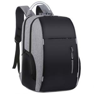 Sac à dos pour ordinateur portable unisexe antivol avec serrure à code USB, en Oxford imperméable, personnalisable avec logo, idéal pour les voyages d'affaires - Product Image 2