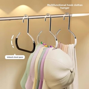 Porte-chapeaux multifonctionnel à suspendre pour la maison, support <span class=keywords><strong>de</strong></span> rangement pour casquettes <span class=keywords><strong>de</strong></span> baseball et casquettes à visière, idéal pour les dortoirs et les armoires, pour un rangement élégant des vêtements. - Product Image 5
