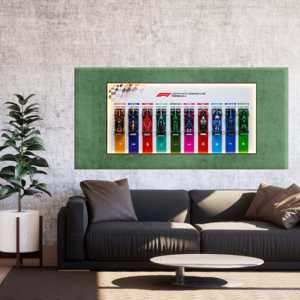 Cadre Mural d'Exposition pour Voitures LEGO <span class=keywords><strong>F1</strong></span> Speed Champions <span class=keywords><strong>F1</strong></span> Plus Support Mural pour <span class=keywords><strong>F1</strong></span> Speed - Product Image 1