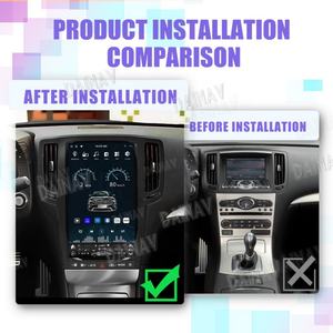 Autoradio 13,6 pouces pour Infiniti G35 G37 Q40 Q60 2007-2015 Écran vertical Lecteur multimédia stéréo Navigation GPS Android 12 - Product Image 2