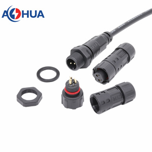 M12 nam/nữ 3 4 5 6 8 pin không thấm nước phía trước/Phía sau bảng điều khiển gắn kết nối với dây duy nhất - Product Image 4