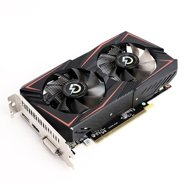 Peladn 2026 New Graphics Cards AMD RX 550 4GB GDDR5 PC Dual Fan GPU RX550 4GB PCI Express 3.0 128-bit Gaming Graphics Card