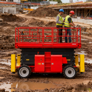 ลิฟต์ยกแบบสองระดับสำหรับยกของแบบใช้ไฟฟ้าภูมิประเทศขรุขระแบบกำหนดเอง - Product Image 3