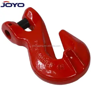 G80 High Quality Rigging Drop Forged Alloy steel Chain shortening Lifting Clevis Grab hook with wing