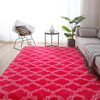 Tapis Géométrique Marocain Rectangulaire Grand et Doux de Style Nordique, Ne Perdant Pas Ses Poils, Écologique, Idéal pour Différentes Pièces