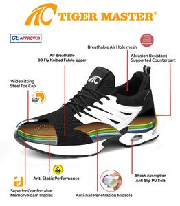 Calzado <span class=keywords><strong>de</strong></span> Seguridad Ligero para Almacén, Unisex, <span class=keywords><strong>de</strong></span> Corte Bajo, con Puntera <span class=keywords><strong>de</strong></span> Acero Anti-Impactos, Anti-Pinchazos y Amortiguación <span class=keywords><strong>de</strong></span> Aire Antideslizante - Product Image 4