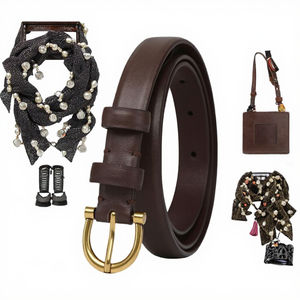 Cinturones de piel auténtica de vaca para hombre cómodos y elegantes al por mayor estilo vintage con aleación para hebilla - Product Image 2