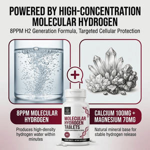 Tabletas Efervescentes de Agua Hidrogenada de Fábrica Estadounidense, Marca Privada, Suplemento Antioxidante para la Recuperación Celular, Vegano, GMP, OEM, a Granel - Product Image 3