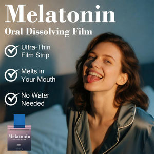 VitaHall OEM <span class=keywords><strong>Film</strong></span> oral à dissolution naturelle de mélatonine pour adultes, aide au sommeil, gestion de l'insomnie et relaxation, qualité alimentaire - Product Image 4