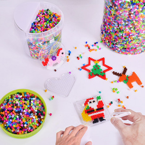 Wholesale DIY Educational Puzzle 5mm Children Handmade Toys Pegboard Iron Perler Hama Fuse Beads Bucket Kit <b>for</b> <b>Kids</b> - Product Image 5