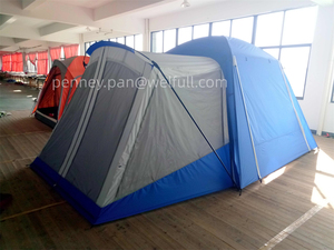 Grande <span class=keywords><strong>tente</strong></span> <span class=keywords><strong>de</strong></span> voyage <span class=keywords><strong>de</strong></span> luxe, <span class=keywords><strong>2</strong></span> pièces, extérieur, <span class=keywords><strong>Tunnel</strong></span> étanche, Camping familial, 4 - Product Image 2