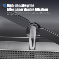 Machine à filtrer l'huile électrique commerciale Dingbai pour les restaurants de poulet frit et de hamburgers - Système de filtration en acier inoxydable Modèle 58L 1 an