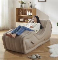 Fauteuil gonflable moderne en tissu rembourré, extensible, très vendu, pour salon, extérieur, centres commerciaux et chambre à coucher