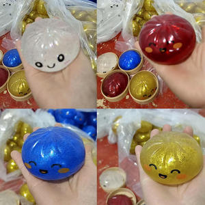 Squishies Pailletés en Forme de Boulette, Jouets Sensoriels Doux à Remontée Lente pour Enfants et Adultes, Pack Mystère Arc-en-ciel Couleurs Aléatoires, Cadeau Anti-stress - Product Image 3