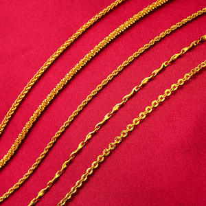 YL Vietnam mujeres chapado en oro <span class=keywords><strong>Chopin</strong></span> moda gota pendientes 24K oro Real joyería accesorios populares incluyendo - Product Image 5