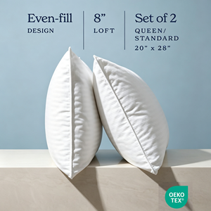 Vente <span class=keywords><strong>en</strong></span> gros <span class=keywords><strong>d</strong></span>'oreillers de lit personnalisés pour hôtels, taille standard/queen, lot de 2 - <span class=keywords><strong>Oreiller</strong></span> original <span class=keywords><strong>en</strong></span> <span class=keywords><strong>duvet</strong></span> alternatif doux pour dormir - Product Image 3