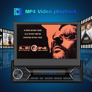 Android Car Stereo DIN đơn 7 inch lật ra màn hình cảm ứng trong Dash GPS navigation <span class=keywords><strong>Sony</strong></span> đài phát thanh xe với BT - Product Image 2