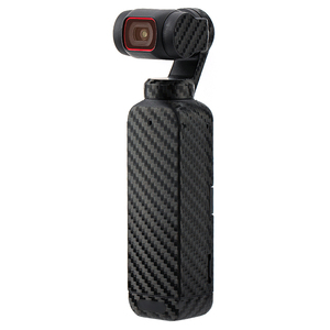 Película Protectora Negra de Fibra de Carbono Antiarañazos JJC para <span class=keywords><strong>OSMO</strong></span> <span class=keywords><strong>POCKET</strong></span> <span class=keywords><strong>2</strong></span>, Material de Vinilo Fundido, Película de Repuesto Incluida - Product Image 1