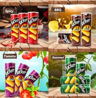 Vente en gros chips de pommes de terre Jack de Malaisie de haute qualité 160g de collations exotiques chips croustillantes
