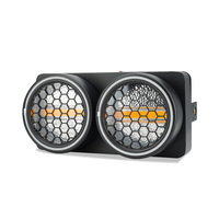 2 Ojos LED Retro Etapa Fondo Blinder Luces