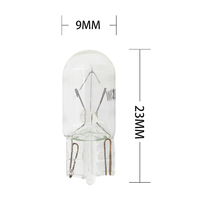 Ampoule de voiture halogène T10 W5W 12V 5W, lampe de lecture d'instrument, lumière de position intérieure HID 194 158, bleue, verte, rouge, rose