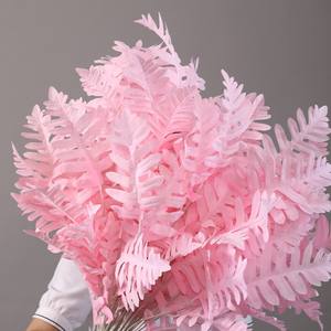 Arreglo Floral Personalizado para el Pasillo de Boda con Rosas Rosadas, Orquídeas y Paniculata, Elegantes Flores Artificiales para el Suelo - Product Image 6