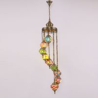 Lampe sur pied LED pour hôtel, vente chaude, lumières turques, art moderne, unique, fer forgé et verre, couleur personnalisée, 3 têtes, design turc