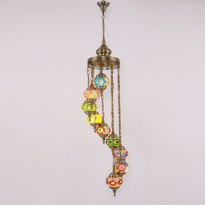 Sıcak Fırsat LED Otel Lambaderi Türk Lambaları Modern Sanat Benzersiz Ferforje ve Cam Özelleştirilmiş Renk 3 Başlı Türk Tasarımı - Product Image 6