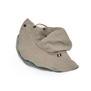 Sombreros de pescador de algodón Vintage con logotipo bordado personalizado de ala ancha sombrero de pescador Retro desgastado liso personalizado con cuerda - Product Image 4