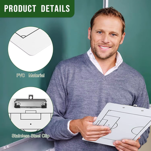 Tableau de coaching de football double face effaçable à sec pour entraîneurs, tableau blanc <span class=keywords><strong>sportif</strong></span> pour marqueurs - Product Image 5
