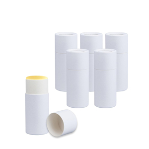 บรรจุภัณฑ์กล่องกระดาษคราฟท์ทรงกลมย่อยสลายได้สำหรับชา พร้อมเคลือบ UV ลามิเนตด้าน ปั๊มนูน ขนาดและสีตามสั่ง ขายส่ง - Product Image 1