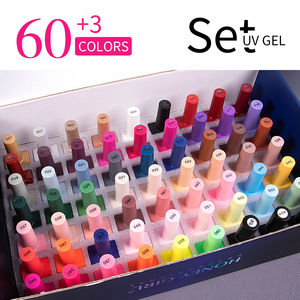 Mật Ong Cô gái biểu tượng tùy chỉnh Nail Gel Polish Set 60 màu nhựa ngâm UV Gel nhãn hiệu riêng chất lượng rất tốt LED nguồn đèn bán buôn - Product Image 3