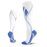 Chaussettes de compression en coton à longues jambes à la mode Chaussettes de pression pour hommes