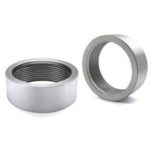 Écrou de soudure en aluminium à filetage interne 2NPT, écrou d'insertion rond soudable en alliage 6061-T6 pour conduite de fluides automobiles - Product Image 1