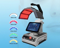 Appareil de luminothérapie LED portable 5 couleurs pour le visage, machine LED PDT pour le lifting du visage