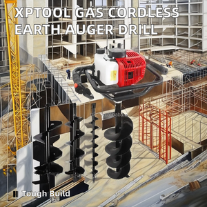 XPTOOL Perceuse sans fil miniature à 2 temps, marteau perforateur à essence, perceuses <span class=keywords><strong>électrique</strong></span>s, <span class=keywords><strong>tarière</strong></span> <span class=keywords><strong>électrique</strong></span> pour le bricolage, matériaux métalliques - Product Image 3