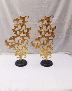 Ensemble de 2 objets de table en métal avec finition antique, parfaits pour la décoration intérieure exquise et les présentoirs de salon, meilleur prix - Product Image 4