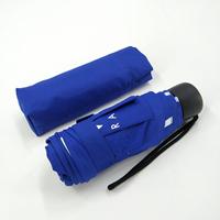 Parapluie compact classique manuel 6K à quatre plis, mini, portable, avec cadre en aluminium, entièrement imprimé en pongé, logo personnalisé, pour les voyages