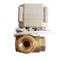 Vanne à boisseau sphérique OEM 4-20mA modulante/ou de type marche/arrêt, IP67, à port en T/L, vanne électrique à trois voies, vanne de commande électrique de dérivation