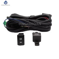 1 Juego de Faros Antiniebla para Toyota Corolla Fielder AXIO 2007 2008 2009, Kit de Faros Antiniebla para Automóvil con Arnés, Bombilla e Interruptor