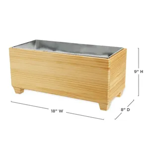 Giá Thấp Tùy Chỉnh Gỗ <span class=keywords><strong>Ice</strong></span> Xô Bằng Gỗ Thùng Xô <span class=keywords><strong>Container</strong></span> Cho Ganter Nhà Máy Bia Gasthof Herold Grafenwalder - Product Image 5