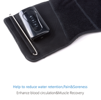 Appareil de drainage lymphatique OEM, masseur de pieds à compression d'air pour les jambes, un airbag, massage par pression d'air pour la circulation sanguine, intégré