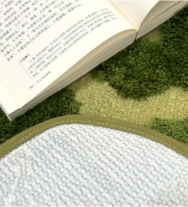 Tapis de salon en <span class=keywords><strong>mousse</strong></span> de forêt lavable en polyester en gros, tapis de camping, tatami, doux, épais, en velours, antidérapant, sûr pour bébé, pour la maison - Product Image 3