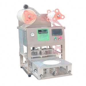 Machine de scellage de films personnalisée pour boîtes de bureau, scellage thermique des bords, emballage de films en aluminium pour yaourts et boîtes en plastique - Product Image 3