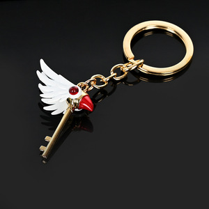 Anime Cardcaptor Sakura chim shapeshifting ma thuật Keychain kim loại mặt dây chuyền vòng chìa khóa Girls' ngày lễ Quà Tặng - Product Image 4