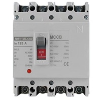 Disjoncteur photovoltaïque DC à boîtier moulé pour le commerce extérieur, interrupteur à air AC 125A