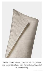 <span class=keywords><strong>Costume</strong></span> de <span class=keywords><strong>Mariage</strong></span> Italien de Haute Qualité pour Homme, Modèle <span class=keywords><strong>Demi</strong></span>-Entoilé, 100% Laine, Deux Pièces avec Pantalon, Couleur Charbon, Revers Milanais - Product Image 5