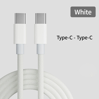 Cable de Carga Rápida y Datos Tipo-C a Tipo-C de Nailon Trenzado de 1m, 60W, para iPhone 17 Pro, Venta al Por Mayor