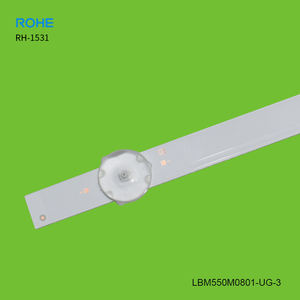 Striscia LED Retroilluminazione <span class=keywords><strong>TV</strong></span> RH-1531 LBM550M0801-UG-3 UE55AU7095U UE55AU7025K 8 LED per Riparazione <span class=keywords><strong>TV</strong></span> da 55 Pollici - Product Image 5